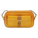 LOUIS VUITTON Monogram Vernis Christy MM Shoulder Bag Jaune M91108 Auth mr1610-13