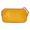 LOUIS VUITTON Monogram Vernis Christy MM Shoulder Bag Jaune M91108 Auth mr1610-2
