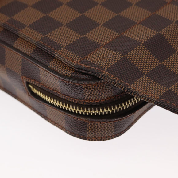 LOUIS VUITTON Damier Ebene Geronimos Shoulder Bag N51994 LV Auth mr1613