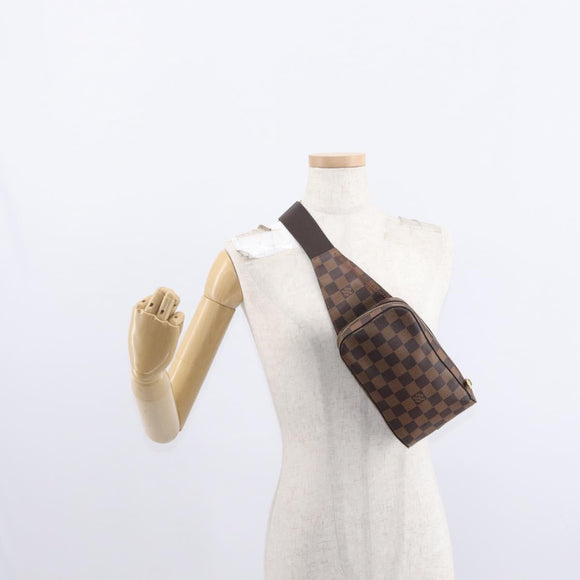 LOUIS VUITTON Damier Ebene Geronimos Umhängetasche N51994 LV Auth mr1613