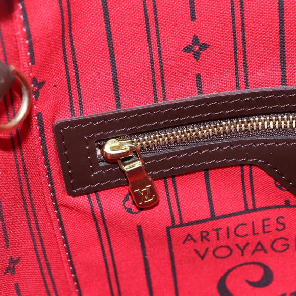 LOUIS VUITTON Damier Ebene Neverfull PM Tote Bag N51109 LV Auth mr1616