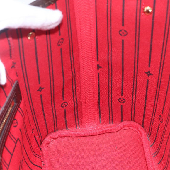 LOUIS VUITTON Damier Ebene Neverfull PM Tote Bag N51109 LV Auth mr1616