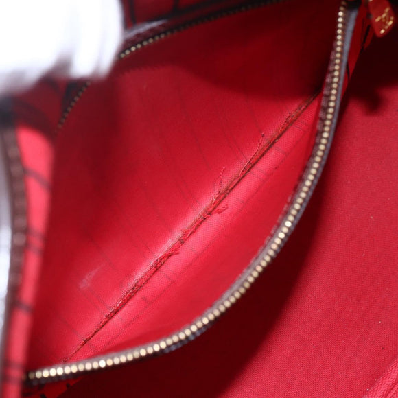 LOUIS VUITTON Damier Ebene Neverfull PM Tote Bag N51109 LV Auth mr1616