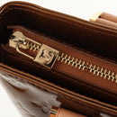 LOUIS VUITTON Monogram Vernis Houston Hand Bag Bronze M91122 LV Auth mr1617V-19