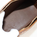 LOUIS VUITTON Monogram Vernis Houston Hand Bag Bronze M91122 LV Auth mr1617V-9