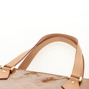 LOUIS VUITTON Monogram Vernis Houston Hand Bag Bronze M91122 LV Auth mr1617V-14