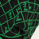 BOTTEGA VENETA Hand Bag Canvas 2way Green Black Silver Auth mr1618M-13