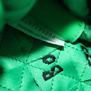 BOTTEGA VENETA Hand Bag Canvas 2way Green Black Silver Auth mr1618M-29