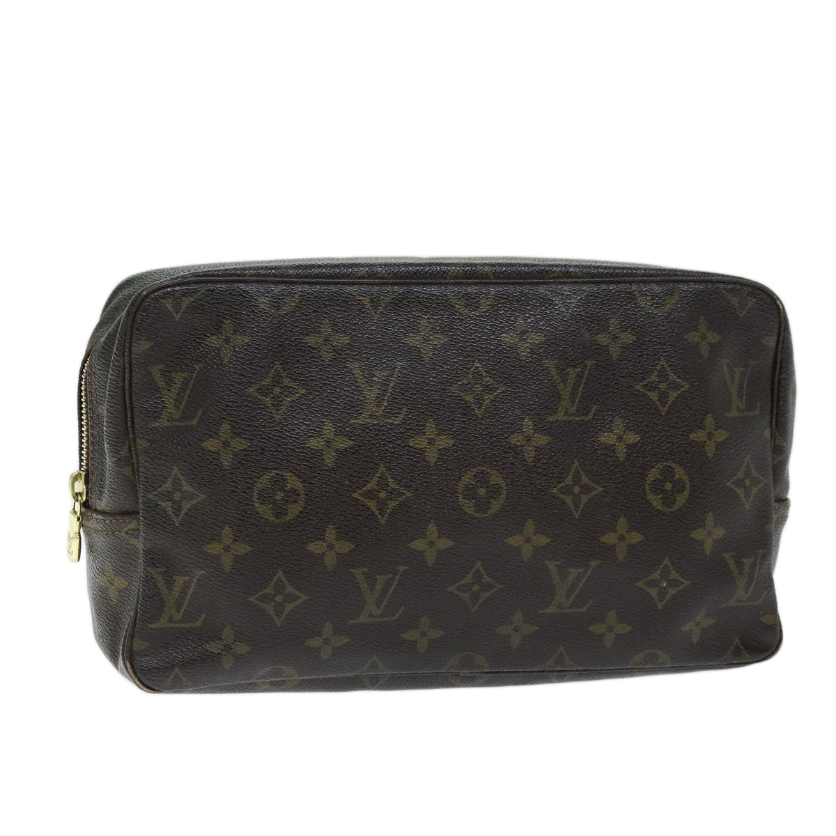 LOUIS VUITTON Monogram Trousse Toilette 28 Clutch Bag M47522 LV Auth mr162