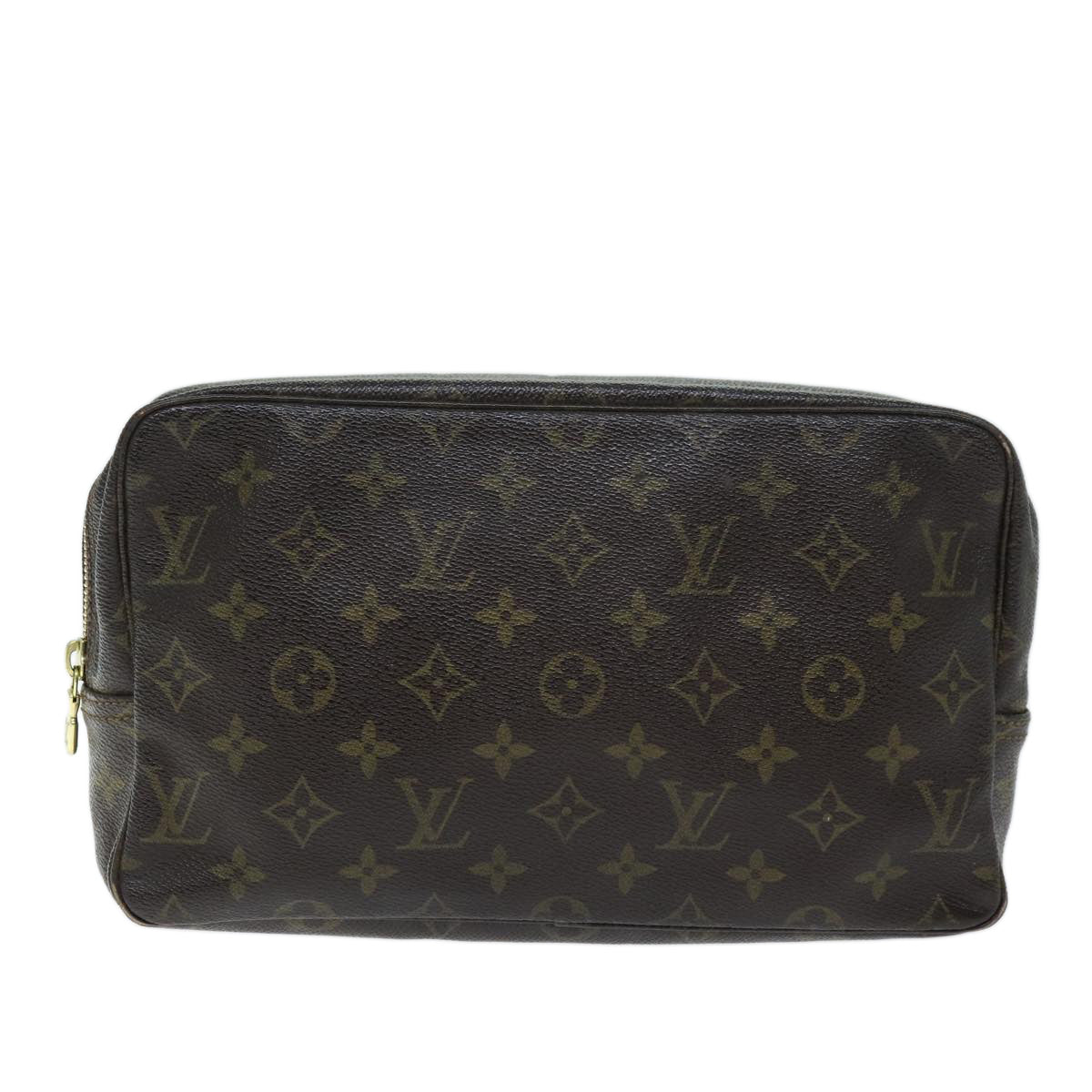 LOUIS VUITTON Monogram Trousse Toilette 28 Clutch Bag M47522 LV Auth mr162