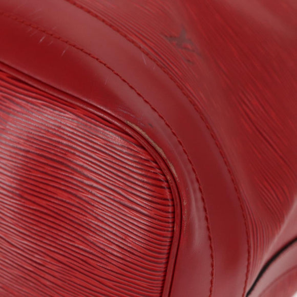 LOUIS VUITTON Epi Noe Shoulder Bag Red M44007 LV Auth mr1624
