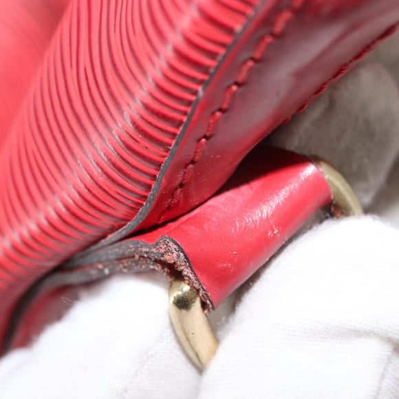 LOUIS VUITTON Epi Noe Shoulder Bag Red M44007 LV Auth mr1624