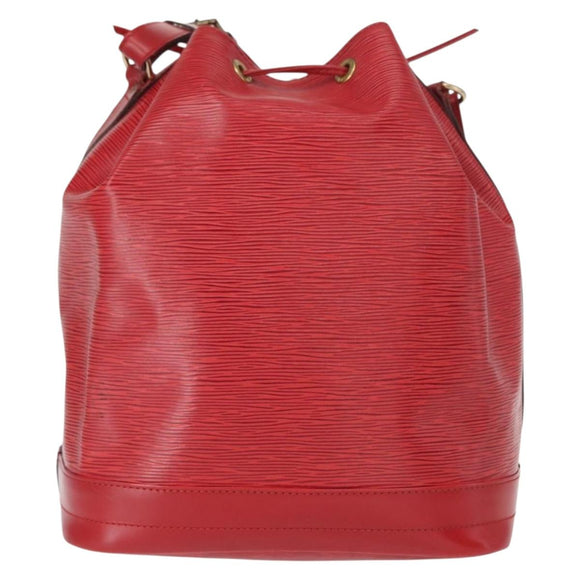 LOUIS VUITTON Epi Noe Shoulder Bag Red M44007 LV Auth mr1624