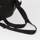 PRADA Backpack Nylon Khaki Silver Auth mr1625-9