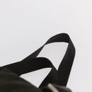 PRADA Backpack Nylon Khaki Silver Auth mr1625-16