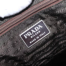 PRADA Backpack Nylon Khaki Silver Auth mr1625-23