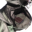 PRADA Backpack Nylon Khaki Silver Auth mr1625-28