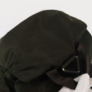 PRADA Backpack Nylon Khaki Silver Auth mr1625-6