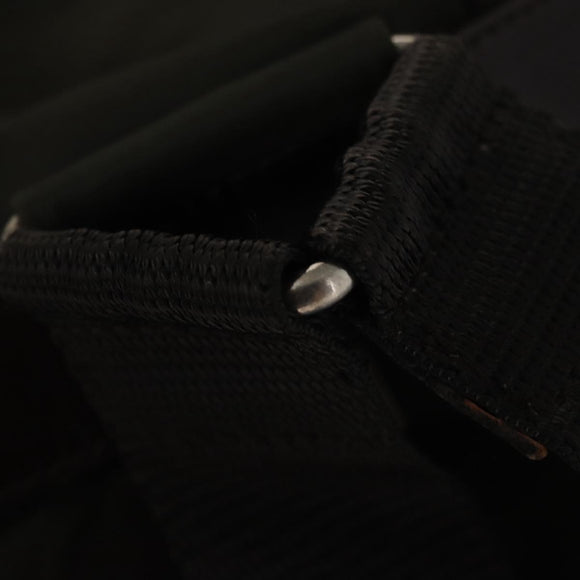 PRADA Backpack Nylon Khaki Silver Auth mr1625