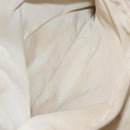 CHANEL New Travel Line Hand Bag Nylon Beige Gold CC Auth mr1630-21