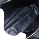 CHANEL Bicolore Pouch Patent leather Black Gold CC Auth mr1631-15