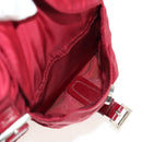 PRADA Backpack Nylon Red Silver Auth mr1633V-24