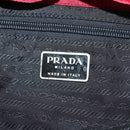 PRADA Backpack Nylon Red Silver Auth mr1633V-27