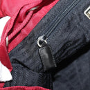 PRADA Backpack Nylon Red Silver Auth mr1633V-30