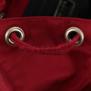 PRADA Backpack Nylon Red Silver Auth mr1633V-10