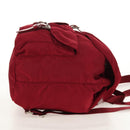 PRADA Backpack Nylon Red Silver Auth mr1633V-4