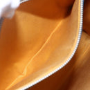 GOYARD Herringbone COMOR GM Tote Bag PVC Canvas Blue Silver Auth mr1635-12