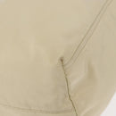 PRADA Shoulder Bag Nylon Beige Silver Auth mr1636-14