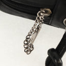 CHANEL Cambon Line Shoulder Bag Leather Black Silver CC Auth mr1637A-16