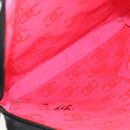 CHANEL Cambon Line Shoulder Bag Leather Black Silver CC Auth mr1637A-18