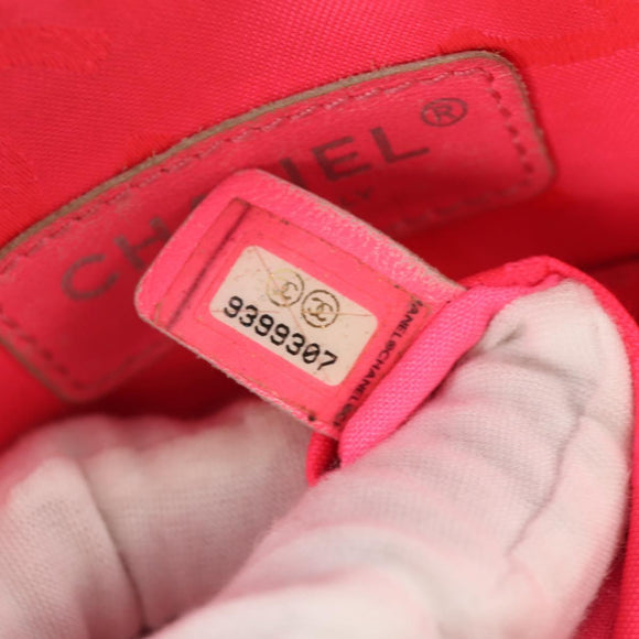 CHANEL Cambon Line Shoulder Bag Leather Black Silver CC Auth mr1637A