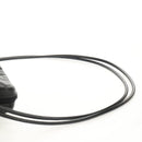 CHANEL Cambon Line Shoulder Bag Leather Black Silver CC Auth mr1637A-9