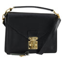 LOUIS VUITTON Epi Biface Clutch Bag Black M52322 LV Auth mr1641-1
