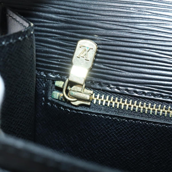 LOUIS VUITTON Epi Biface Clutch Bag Black M52322 LV Auth mr1641