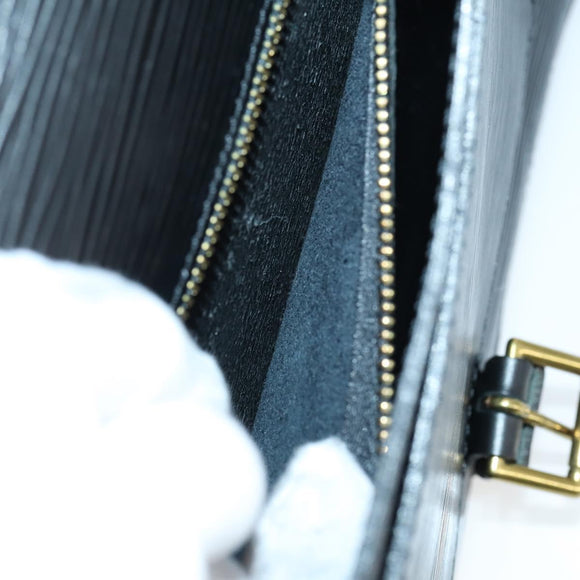 LOUIS VUITTON Epi Biface Clutch Bag Black M52322 LV Auth mr1641