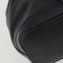 CELINE Shoulder Bag Leather Black Gold Auth mr1642-14