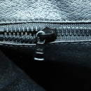 CELINE Shoulder Bag Leather Black Gold Auth mr1642-23