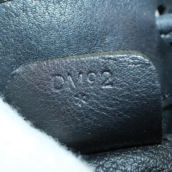 CELINE Shoulder Bag Leather Black Gold Auth mr1642