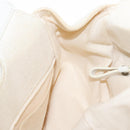 Chloe Hand Bag Canvas Leather White Auth mr1648-18