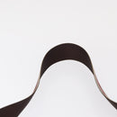 CELINE World Cup 2002 Shoulder Bag Leather White Black Silver Auth mr1649-9