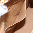 CELINE Macadam Canvas Hand Bag PVC Beige Gold Auth mr1651-20