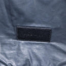 SAINT LAURENT Clutch Bag Canvas Leather Black Khaki Silver Auth mr1652-11