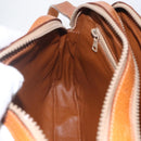 CELINE Shoulder Bag Leather Brown Gold Auth mr1655-19