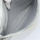 LOUIS VUITTON Monogram White Zipped Pouch GM Clutch Bag M68310 LV Auth mr1658-14