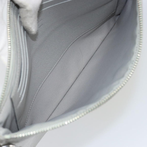 LOUIS VUITTON Monogram White Zipped Pouch GM Clutch Bag M68310 LV Auth mr1658