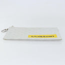 LOUIS VUITTON Monogram White Zipped Pouch GM Clutch Bag M68310 LV Auth mr1658-7